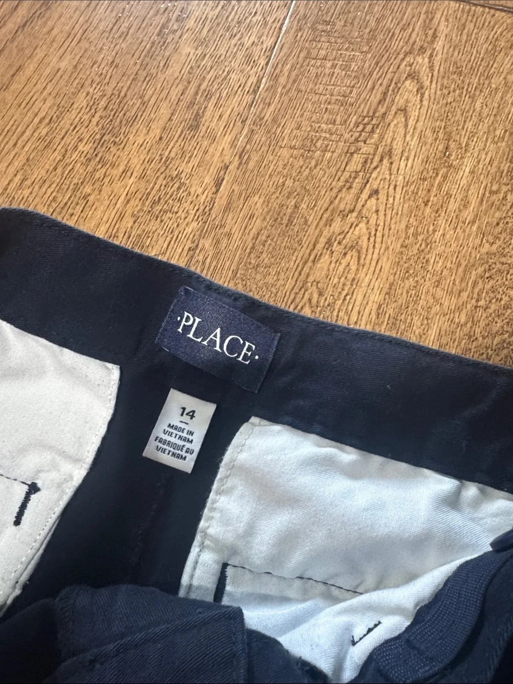 Children’s Place Navy Straight-Leg Pants Sz 14